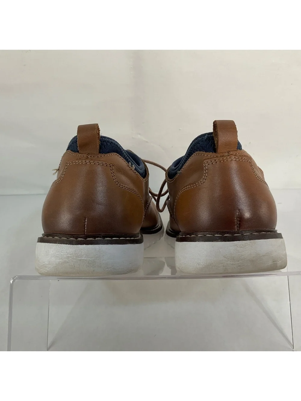 J.Murphy Men's Brown Leather Casual Shoes Size 9.5M Johnston Murphy Sport